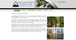 Desktop Screenshot of hydro-environmentaltechnology.com